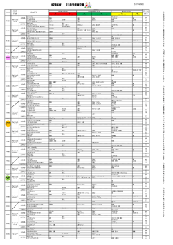 H28年度 11月予定献立表