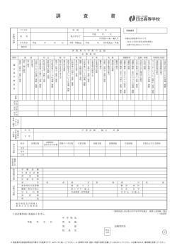 調 査 書 - 日出高等学校