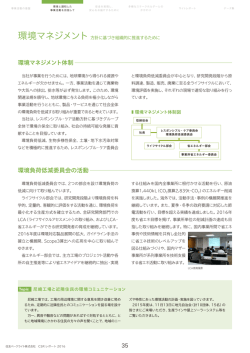 環境マネジメント体制 環境負荷低減委員会の活動 35