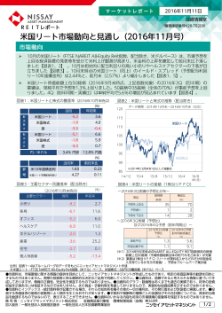 16.11.11 REITレポート「米国リート市場動向と見通し（2016年11月号）」