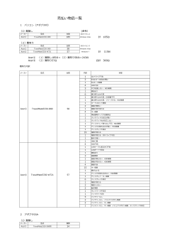 売払い物品一覧[PDF：368KB]