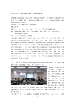 平成28年度大学院看護学研究科公開授業開催報告