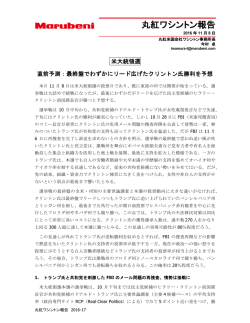 丸紅ワシントン報告