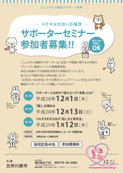 サポーターチラシ