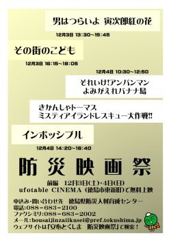 前編チラシ(206KBytes) - 安心とくしま
