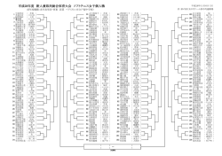 平成28年度 新人兼県民総合体育大会 ソフトテニス女子個人戦