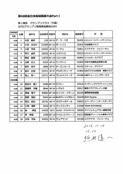予選 - 日本馬術連盟