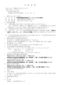 衛星携帯電話用電池パック560本の供給