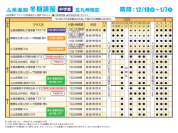 北九州地区通常
