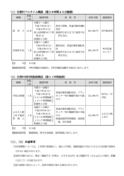 募集内容