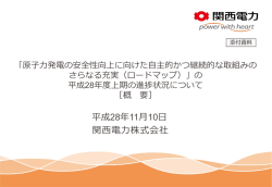 原子力発電の安全性向上に向けた自主的かつ継続的な