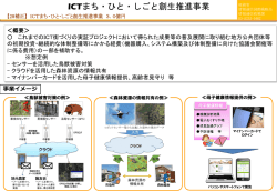 ICTまち・ひと・しごと創生推進事業
