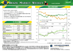 ブラジルマーケットウィークリー 2016年11月9日