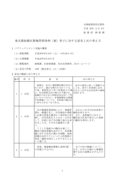 1 2 東京都板橋区債権管理条例（案）骨子に対する意見と区の考え方
