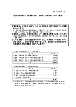 （鵡川・様似間）の復旧費について（概要）【PDF/61KB】