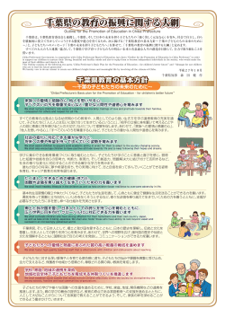 千葉県の教育の振興に関する大綱