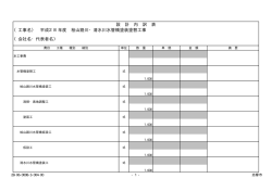 （工事名） 平成28年度 桧山路川・清水川水管橋塗装塗替工事 （会社名