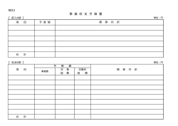 様式3 事業収支予算書.