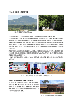 ラ・コルメナ移住地（パラグアリ県）