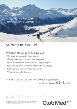 St. Moritz Roi Soleil 4 St. Moritz Roi Soleil