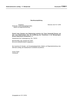 Drs. 17/6911 - Niedersächsischer Landtag