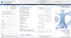 IV. Symposium f&uuml;r Interdisziplin&auml;re Kardiologie 2016