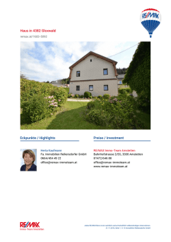 Haus in Gloxwald Ober&ouml;sterreich , Immobilie Nr