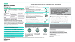 HPE Flexible Capacity: Infografik zu einer skalierbaren IT