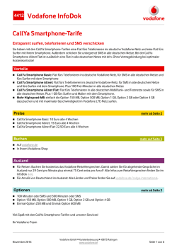 InfoDok 4412: CallYa Smartphone-Tarife