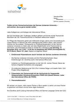 GJU Einladung