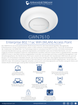 GWN7610 - Grandstream