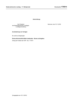 Drs. 17/6914 - Nieders&auml;chsischer Landtag