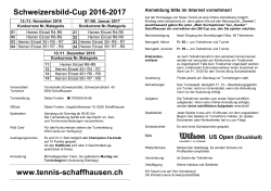 Schweizersbild-Cup 2016-2017 www.tennis