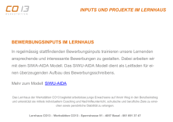 inputs und projekte im lernhaus