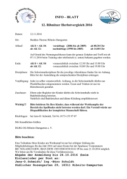 Info und Anmeldung HV 2016 - DLRG Ortsgruppe Ribnitz