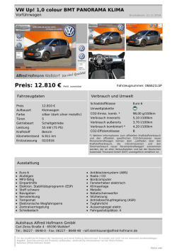 Inserat drucken - Autohaus Alfred Hofmann