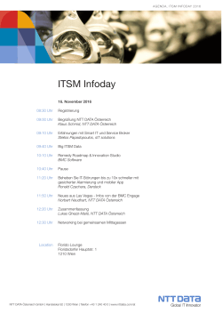 ITSM Infoday