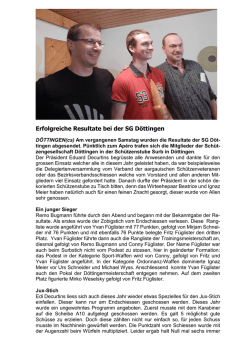Absenden der Sch&uuml;tzengesellschaft D&ouml;ttingen