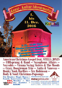 American Christmas Gospel feat. STELLA JONES – UHRsprung