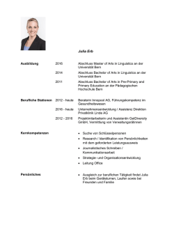 Julia Erb - Innopool AG