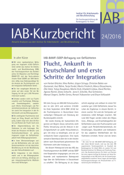 IAB-BAMF-SOEP-Befragung von Geflüchteten: Flucht
