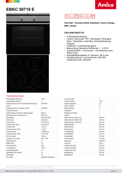 EBKC 50710 E - Amica International GmbH