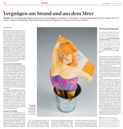 Bieler Tagblatt - Startseite | theatergruppe rapperswil