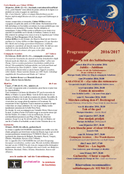 Saison 2016/2017 pdf - Le Toit des Saltimbanques