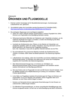 drohnen und flugmodelle