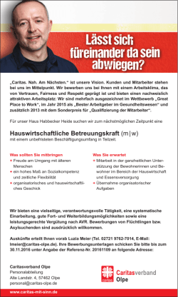 Stellenangebot als PDF