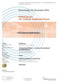 Programm - Luzerner Kantonsspital