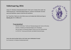 geht es zu Programm… - St Pantaleon Schützenbruderschaft Roxel eV
