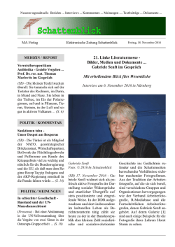 Schattenblick Druckausgabe