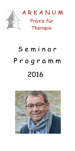 Seminarprogramm 2016 - Hans